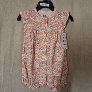 NWT Carter's Floral Baby Romper